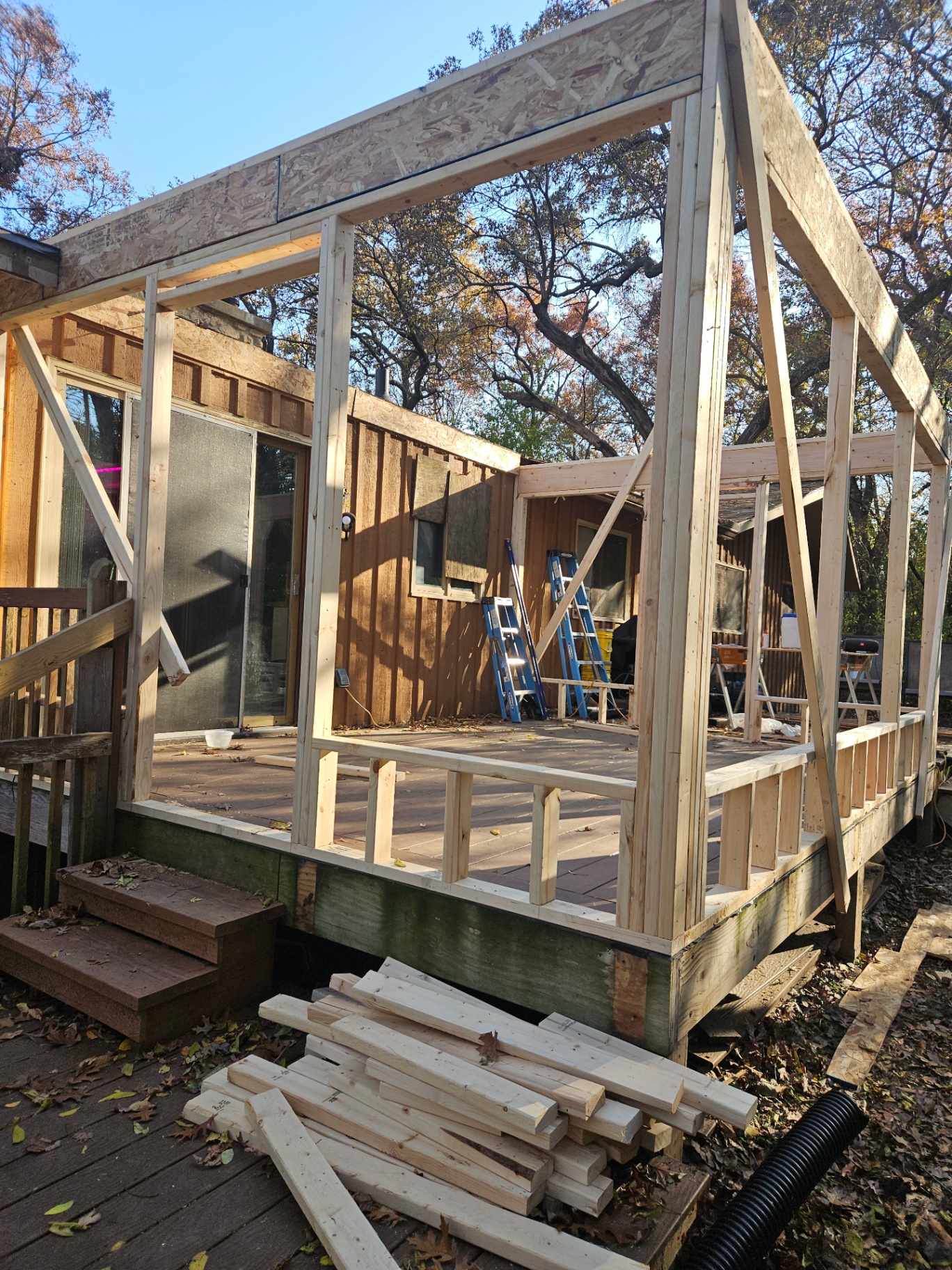 Three-Season Porch Framing